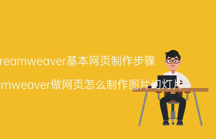 dreamweaver基本网页制作步骤 用Dreamweaver做网页怎么制作图片幻灯片？